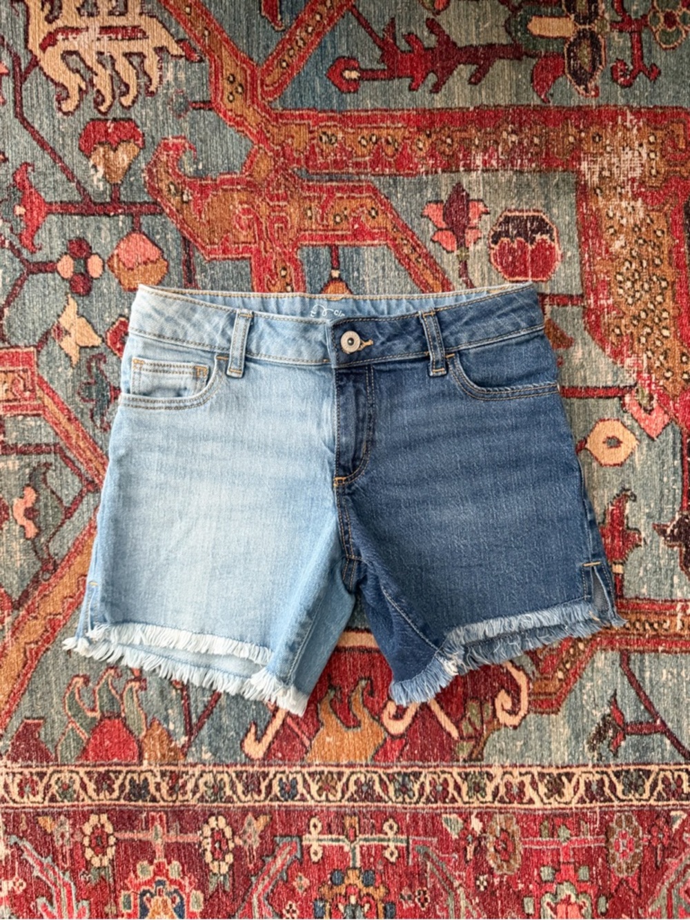 art class Two-Tone Denim Cutoff Shorts
